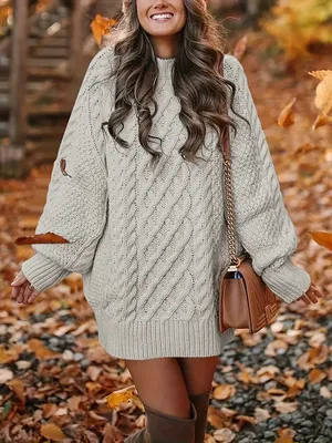 How to Style this Sweater Dress + Boots | Winter Outfit Ideas - Cassie  Sethna