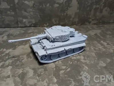 Pz.Kpfw. VI Немецкий тяжёлый танк Т-6 Тигр 28mm - Свободный Рынок Миниатюр