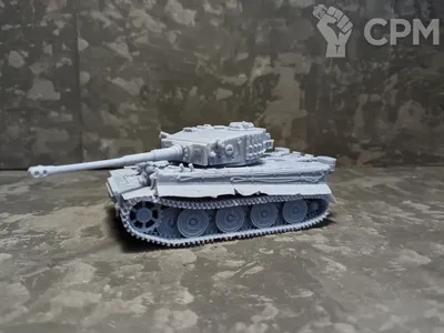 Pz.Kpfw. VI Немецкий тяжёлый танк Т-6 Тигр 28mm - Свободный Рынок Миниатюр