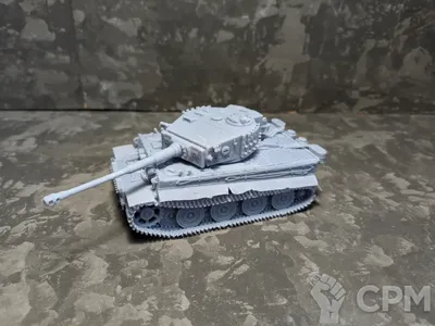 Pz.Kpfw. VI Немецкий тяжёлый танк Т-6 Тигр 28mm - Свободный Рынок Миниатюр