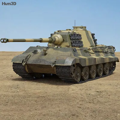 Автомобили и транспорт - Танк Tiger 1 Второй мировой войны немецкой армии,  CARS_3584 | 3D модель для ЧПУ станка