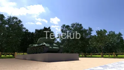 Постамент для танка Т-34, продажа, цена 750 000₽ ⋆ Техклуб