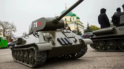 На Авто.ру продают модель танка Т-34 — на ней можно ездить - читайте в  разделе Новости в Журнале Авто.ру