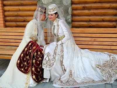 Татарские свадебные платья современные - 69 фото