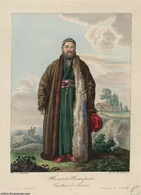 Сибирские татары на старинных рисунках