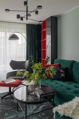 Изумрудный цвет в интерьере: 137 фотоидей идеального сочетания в разных  комнатах | ivd.ru