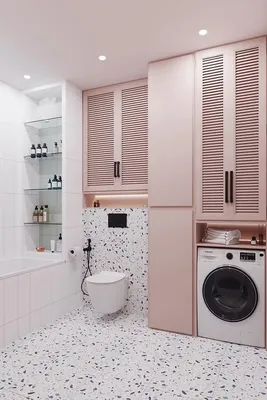 Интерьер ванной с туалетом и стиральной машиной: 83 фото дизайнов | ivd.ru