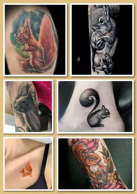 Водостойкие временные тату-наклейки, голова оленя, лиса, белка, поддельные  татуировки, рыба, животные, флэш-тату для рук для женщин, мужчин и детей |  AliExpress