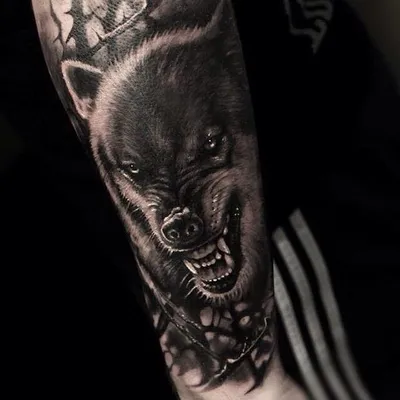 40 Татуировок - Тату Волк на предплечье || Wolf tattoo on forearm — Видео |  ВКонтакте