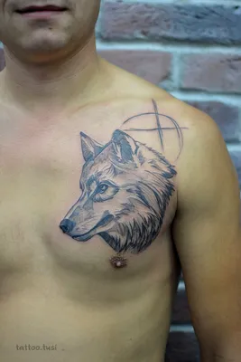 Тату волка на плече: значение и значение символа - tattopic.ru