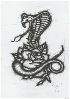 Эскизы татуировок змей - оригинальные идеи для татуировки - fotovam.ru