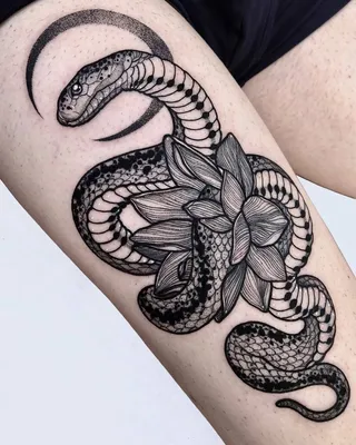 Эскизы тату змея tattoo sketch | Тату кобры, Популярные татуировки, Тату