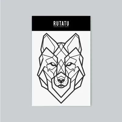 Дизайн татуировки волка. Дизайн иллюстрации вектора декоративный  Иллюстрация вектора - иллюстрации насчитывающей млекопитающее, татуировка:  188387033