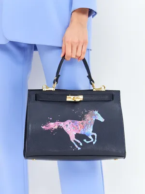 Женская темно-синяя сумка firenze small COCCINELLE купить в  интернет-магазине ЦУМ, арт. E1 MU5 18 04 01
