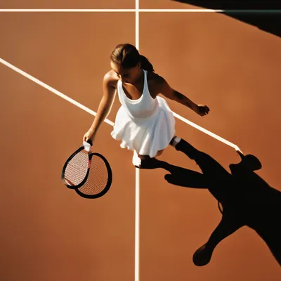 Картина \"Девушка играет в теннис\" | Интернет-магазин картин \"АртФактор\"