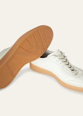 Kate Middleton's On 'The Roger Advantage' Tennis Shoes In White/Juniper