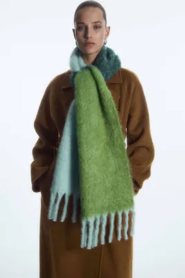 Теплый шарф из шерсти (арт. 43286) ♡ интернет-магазин Gepur