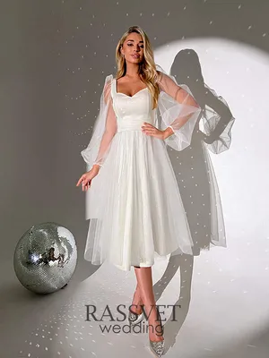 ✓ Летние вечерние платья с длинным рукавом купить он-лайн в  интернет-магазине Rassvet Wedding ◈ Свадебные платья по цене от 7 000 руб.