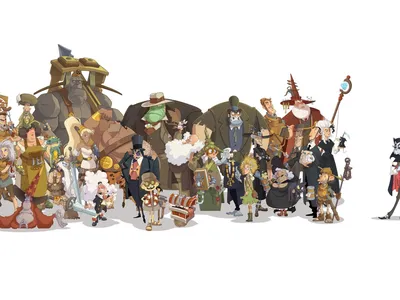 Скачать обои арт, персонажи, Discworld, Терри Пратчетт, Discworld, Персонажи Плоского мира, by PontPilat, раздел разное в разрешении 1024x768
