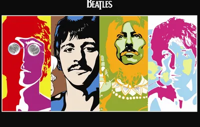 Обои The Beatles, Битлз, психоделик, Beatles band картинки на рабочий стол,  раздел музыка - скачать
