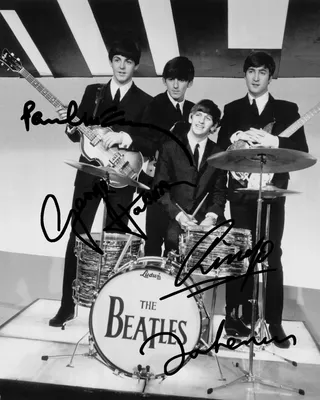Автограф Битлз - The Beatles - Фото знаменитости, Подарок, Автограмма,  Размер 20х25 см — купить в интернет-магазине OZON с быстрой доставкой