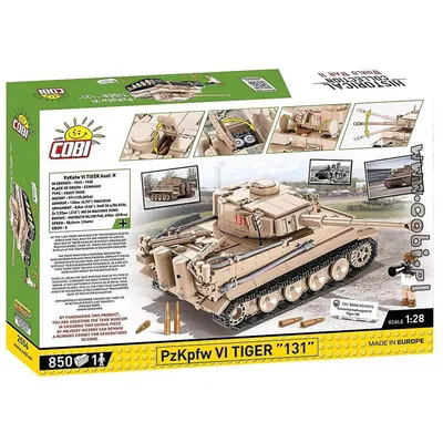 Brick Toy Tiger 131 German Tank with 6 Soldiers and Weapons – The Brick  Armory