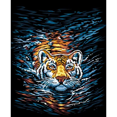 Тигр в воде - Datso Gallery