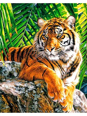 Тигр в джунглях АртеМания 10487932 купить в интернет-магазине Wildberries