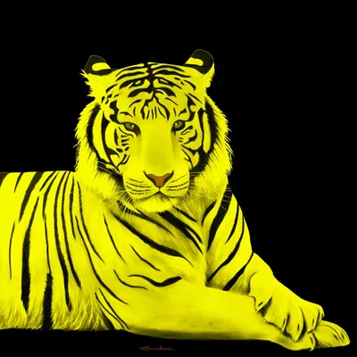 Желтый тигр - картинки и фото koshka.top