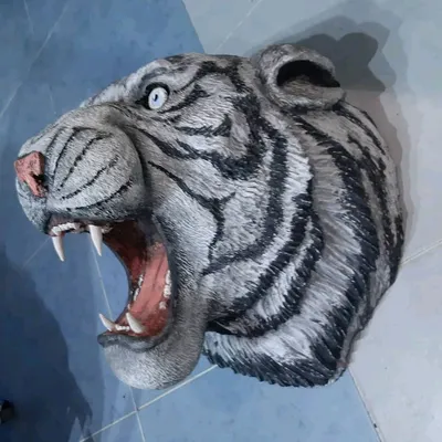 Голова тигра на стену – заказать на Ярмарке Мастеров – KXJH8RU |  Скульптуры, Москва