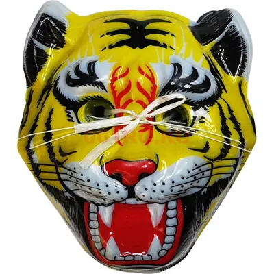 Маска тигра карнавальная символ 2022 года 100 шт/упаковка купить оптом в  Москве за 16,80 руб. с доставкой по России. Фото, цены, описание