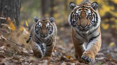 Скачать обои тигр, пара, чувства, tiger, pair разрешение 1600x1200 #111903