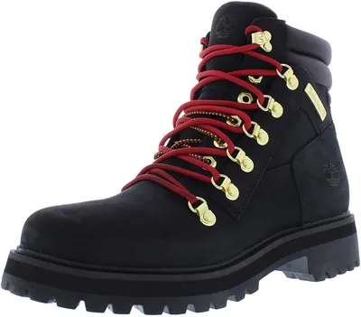 Amazon.com | Timberland Premium Vibram Mens Shoes Size 8, Color: Black  Nubuck | Hiking Boots