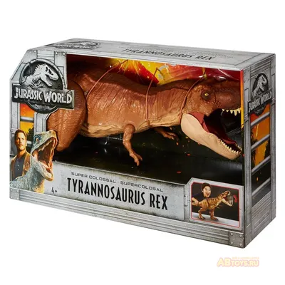 Детская игрушка: фигурка mattel jurassic world гигантский динозавр  тиранозавр рекс ▻ купить в Ростове на Дону