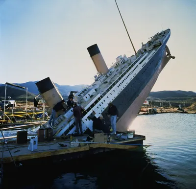 Фото: Титаник / Кадр со съемок фильма «Титаник» (1997) #1860481