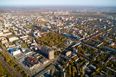 Тюмень с высоты — первый русский город Сибири
