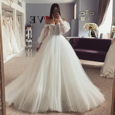 Купить Свадебные платья | Jasmine Wedding Dress No Bra Spaghetti Strap Sexy  Deep V Neck Open Back Robe de mariee Sequin Appliques Bead Charming Bride  Gown