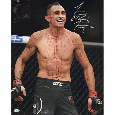 Тони Фергюсон подписал фото UFC 16x20 с надписью «Эль Кукуй» (PSA COA) | Нетронутый аукцион