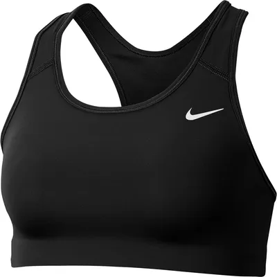Топ женский Nike Swoosh Bra Non Pad Black/White - купить в магазине  Спорт-Марафон с доставкой по России