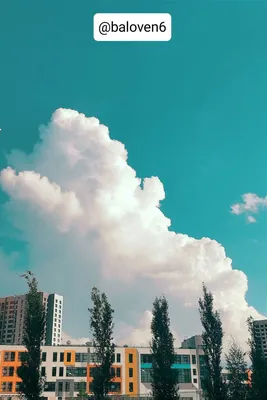 Красивое облако. Лето. в 2023 г | Облака, Лето, Эстетика