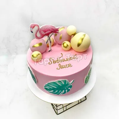 Торт фламинго фото