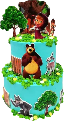 Торт Маша и Медведь | Pretty birthday cakes, Cake decorating, Bear cakes