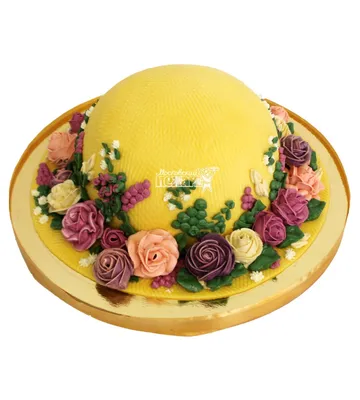 Подарочный торт шляпка № 334 стоимостью 6 150 рублей - торты на заказ  ПРЕМИУМ-класса от КП «Алтуфьево»