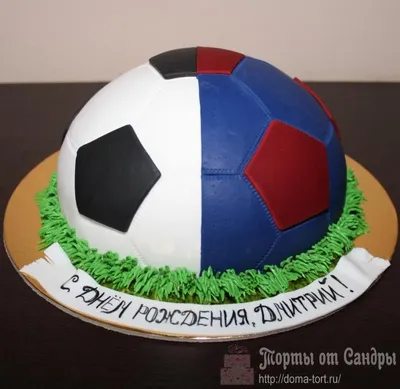 Как приготовить торт в виде футбольного мяча. Torte mit Fußball. ￼￼Football  cake - YouTube