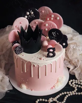 Дизайн тортов для девочек - 53 photo
