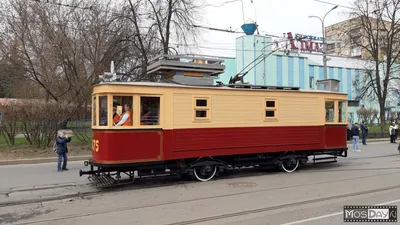 Москва | Фотографии | №555.1286 (Парад трамваев (вагон №3075, вагон-вышка))