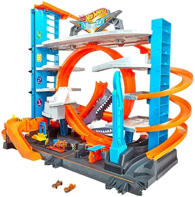 Игровой трек Hot Wheels City Harbour Гоночная автомобильная трасса Хот Вилс  Атака акул HDP06 купить в Москве | Доставка по России.