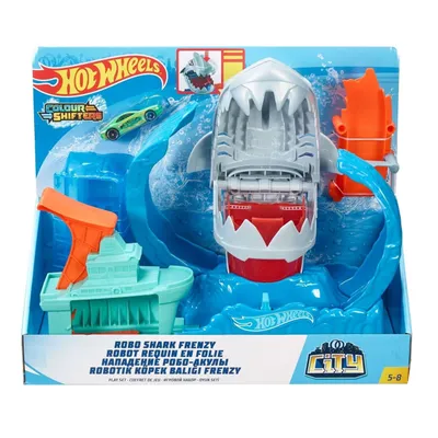 Трек Хот Вилс Акула Транспортер Автовоз Hot Wheels Shark Chomp Transporter  (ID#1346121803), цена: 920 ₴, купить на Prom.ua