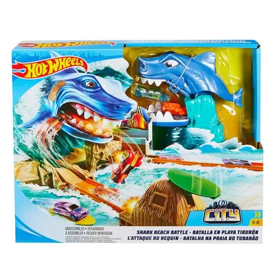 Хот Вилс Атака акулы охота на Акулу трек Hot Wheels Color Shifters Sha: 845  грн. - Гаражи, паркинги, треки Запорожье на BON.ua 69138022