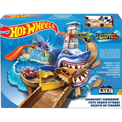 Игровой набор Hot Wheels® Сити - Схватка с акулой от Mattel, FNB21 - купить  в интернет-магазине ToyWay.Ru